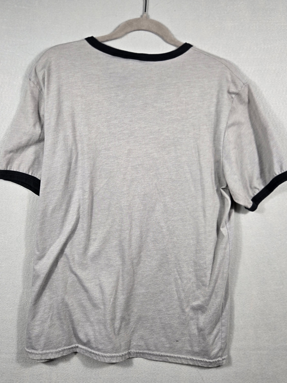 Utility Monkey Wrench Hardware Graphic Ringer T-Shirt Gray Black Large - Picture 7 of 7